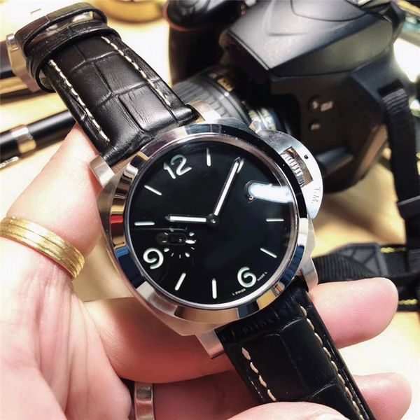 

luxury watch mens designer watches brand automatic mechanical wristwatches business 44mm real leather strap montre de luxe