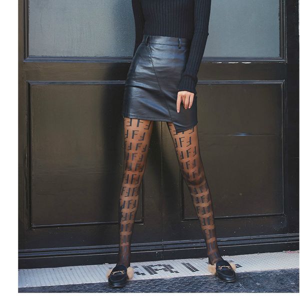 

women designer stockings skinny girl fashion womens casual pantyhose perspective stockings female luxury hosiery for party new, Black;white