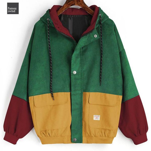 

женщины моды с длинным рукавом куртки вельвет заплатки зимняя куртка джинсовая куртка женщины плюс размер jly0809 перевозка груза падения, Black;brown