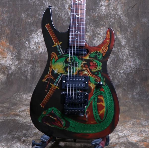 

Star hine cc kl electric guitar kull nake floyd ro e bridge pull pu h wtich