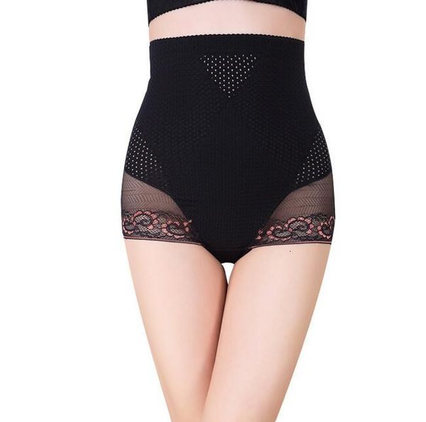

waist trainer shaper high waist trainer tummy belly control panties spandex hip abdomen slimming underwear waist lifting butt briefs, Black;white