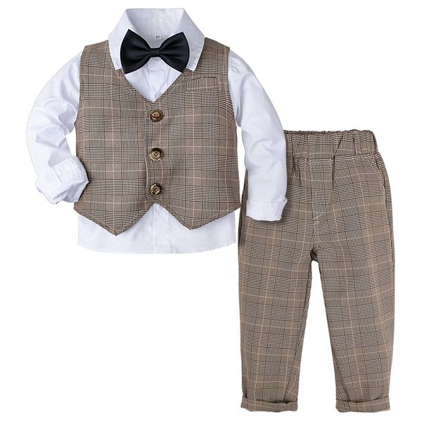 

Boys Formal Suit Set Toddler wedding Party Outfit Kids Easter Blazer Infant Cute Gentleman Tuxedo Birthday Gift Photo Props
