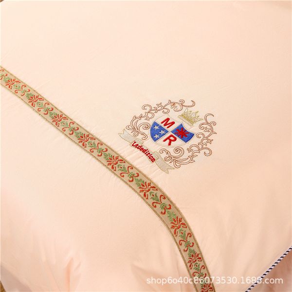 

massage bed new cotton bedspread beauty four-piece simple pure blue body massage custom