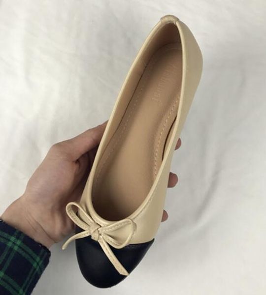 

moraima snc butterfly-knot woman casual shoes round toe ballet flat shoe mixed colors comfortable shoes, Black