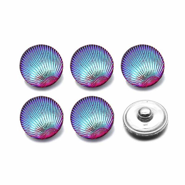 

luwellever fashion 18mm acrylic resin uneven resin snap button 017 fit charm interchangeable bracelets jewelry findings for women gift