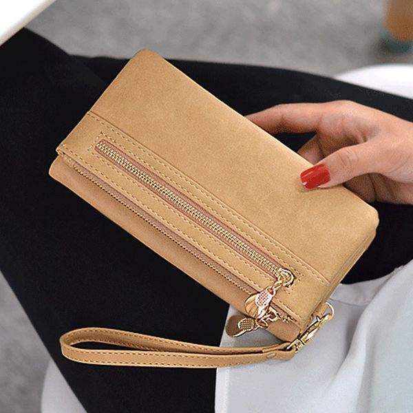 

2019 women pu leather long phone bag handbag easy to carry new small square bags wml99