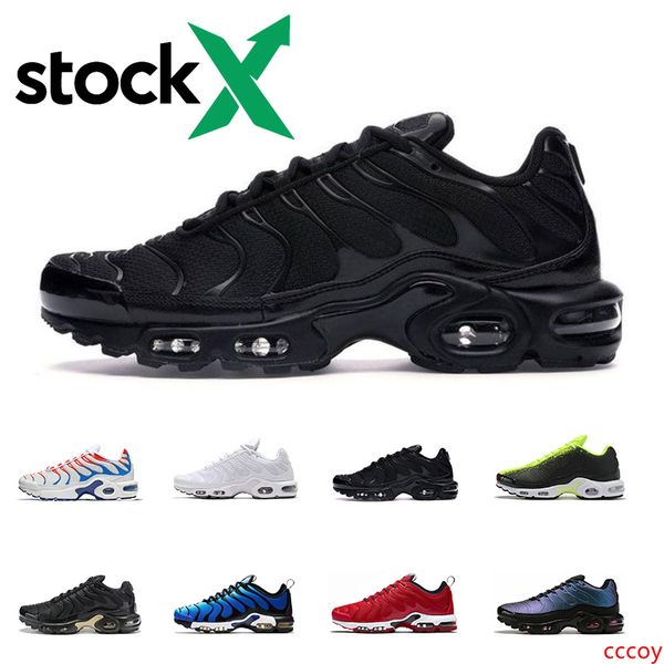 

fashion stock x tn plus men running shoes se red 3d glasses hyper blue spray paint bred mens trainer breathable sports sneakers
