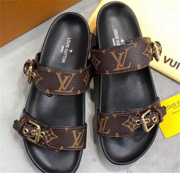 

fashion luxury designer sandals forward 2020 sandals for men and women designer slippers flwer printed slippers, Blue;gray