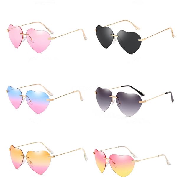 

oversized round heart-shaped sunglasee women fashion cat eye pearl heart-shaped sunglasee vintage sunglass points metal frame #30362, White;black