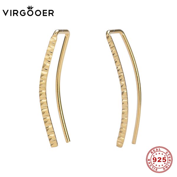 

virgooer minimalist earrings vintage ear clip gold colour ear cuff pendientes de clip women wrap brincos 925 silver earrings