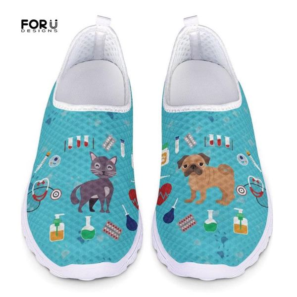 

forudesigns drop shipping veterinary surgeon fashion design women's sneakers flats casual beach loafers for teenager girls woman, Black