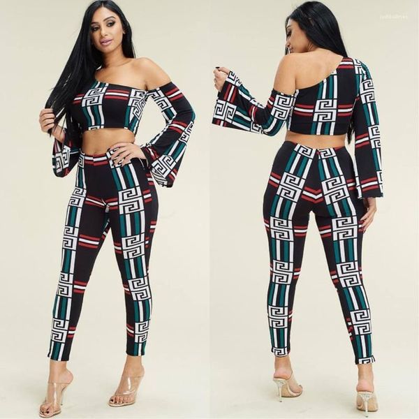 

костюмы топы брюки костюмы спортивные костюмы женщины дизайнер 2шт комплекты одежды лето, Gray