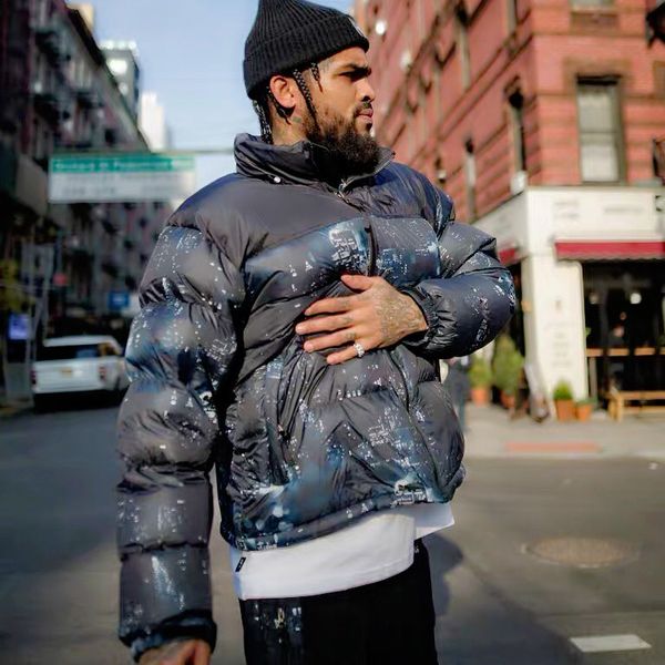 

19ss экстра масло пуховики new york night scene метрополис заклеймили водонепроницаемый tn мужчины женщины пуховик fc22 быструю доставку, Black