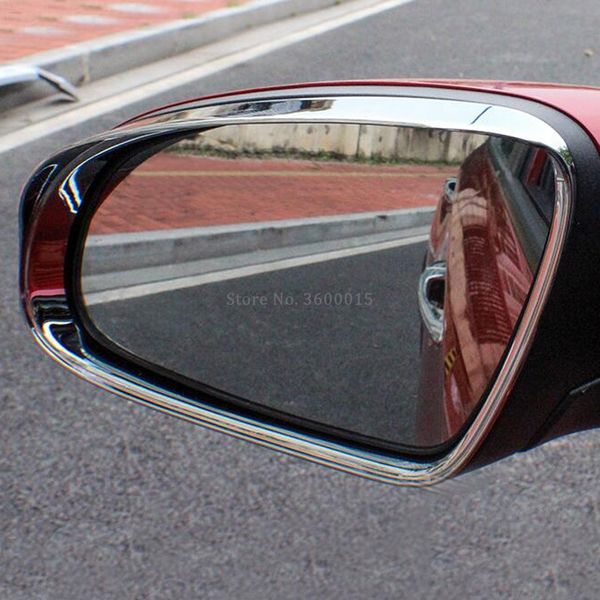 

accessories exterior for cars chrome side mirror visor cover trim molding for hyundai kona encino kauai suv 2017 2018 2019 2020