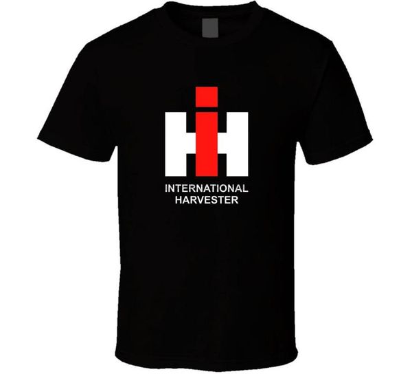 

international harvester black tshirt-custom shirt-размер s m  xl 2xl 3xl, White;black