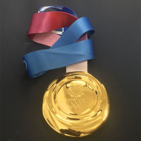 

1 pcs the 2020 tokyo olympic games gold medal 85 mm sport player award badge collectible medal