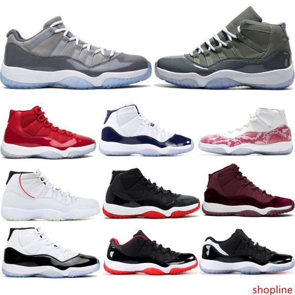 

2019 11s cool grey concord 45 basketball shoes men women 11 cap and gown blackout space jams bred win like 96 82 sport sneakers with