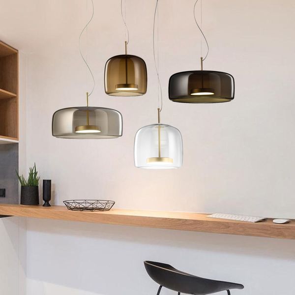 

nordic modern individual glass chandelier lights l designer simple hanglamp bar living room bedroom model room hanging lamp
