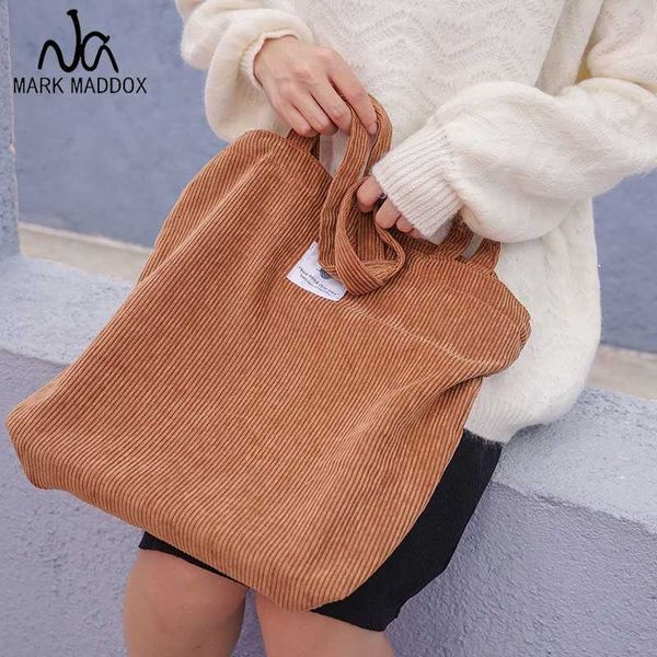 

women corduroy shopping bag female canvas cloth shoulder bag environmental storage handbag reusable foldable eco grocery totes