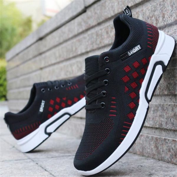 

spring and autumn new breathable casual shoes men's shoes men's movement tide students stencil wild sneakers, Black