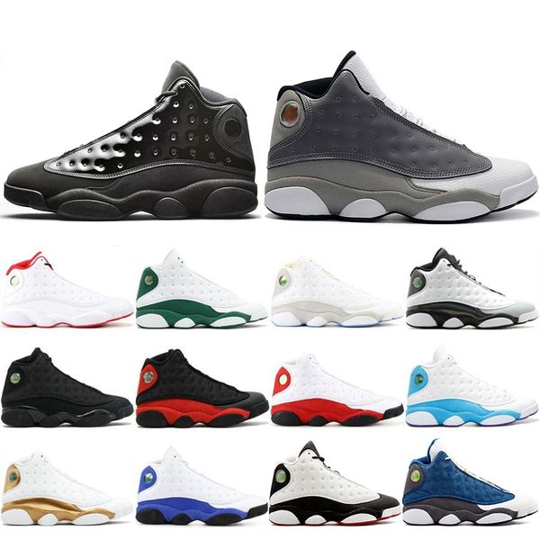 

Free Shipping 13 13s Cap And Gown Basketball Shoes Atmosphere Grey For Men Phantom Flint DMP Chicago Black Cat Mens Trainers Sneakers 8-13