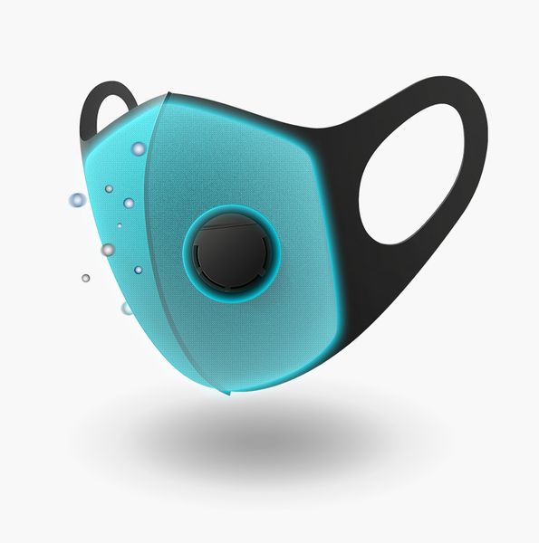 

new 3pcs/lot sponge masks respirator dust with breath valve anti-dust anti fog face mouth mask breathable