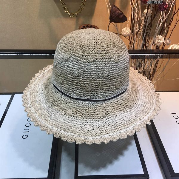 

the 2020 new matching color straw hat is completely hand-woven and collapsible, Blue;gray