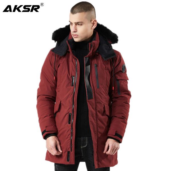 

aksr winter parka jacket coat men cotton jaquetas thicken warm jaqueta masculino casaco chamarra hombre chaqueta veste homme, Tan;black