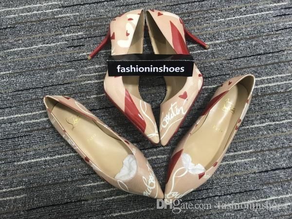 

designer shoes so kate styles high heels red bottoms heels 8  12cm genuine leather point toe pumps genuine leather red sole size 35-42, Black