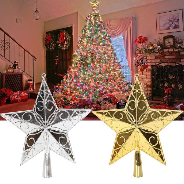 

shimmer star xmas 3d beautiful holiday tree decor large festival prop pvc party christmas ornament