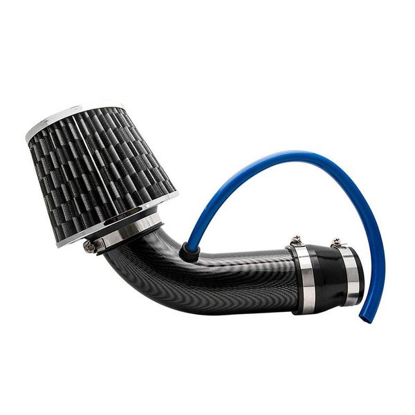

universal car air intake kit tool case short racing high flow aluminum pipe filter clamp m8617