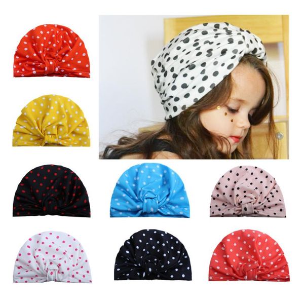 Cute Newborn Toddler Kids Baby Boy Girl Turban Cotton Beanie Hat Warm Cap UK