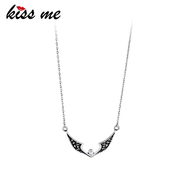

kiss me simple necklace 2020 korean geometric acrylic pearl pendant necklace fashion jewelry, Silver