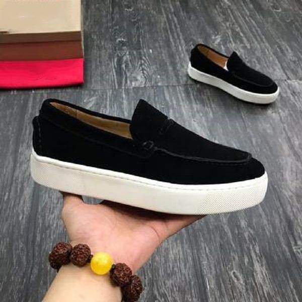 

flatform shoes sport luxury designer red waterproof studded spikes black flats shoes casual lovers sneakers silver