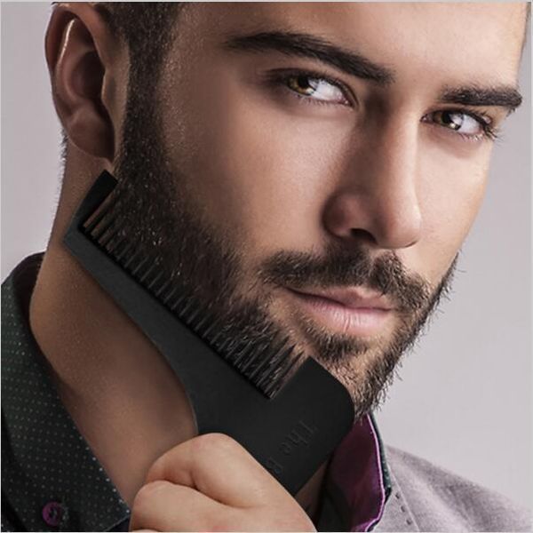 Goatee Shaving Template