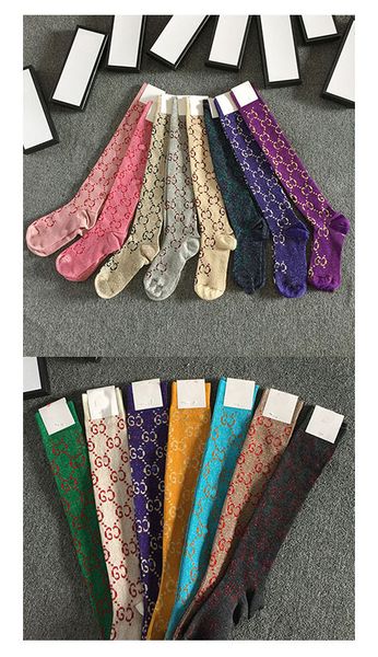

15 colors golden silk stockings new fashion sock with gift box shows thin female leg socks multiple colors knitted cotton socks, Black;white