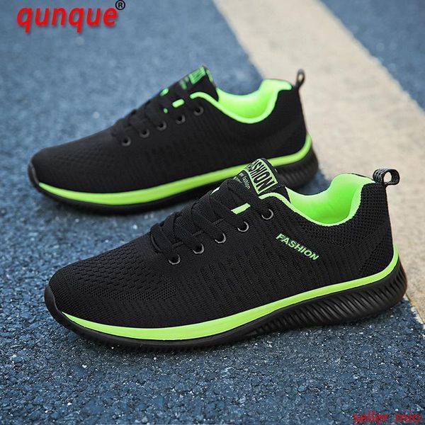 

men s casual shoes sneakers summer flying fabric lac-up lightweight comfortable breathable walking plus size 2019 new mesh