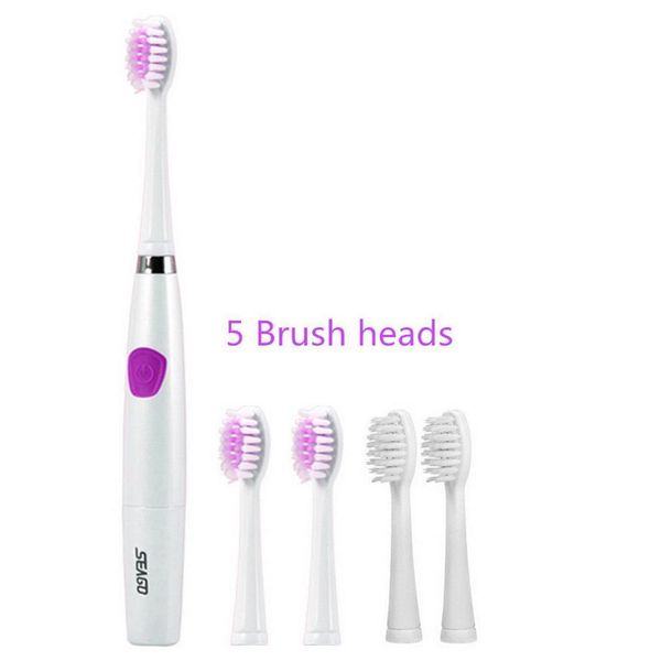 

electric toothbrush soft bristles electric toothbrush ipx7 waterproof battery powered deep cleaning portable