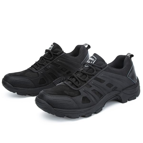 

war boots, outdoor boots, climbing travel men's waterproof desert boots, Black