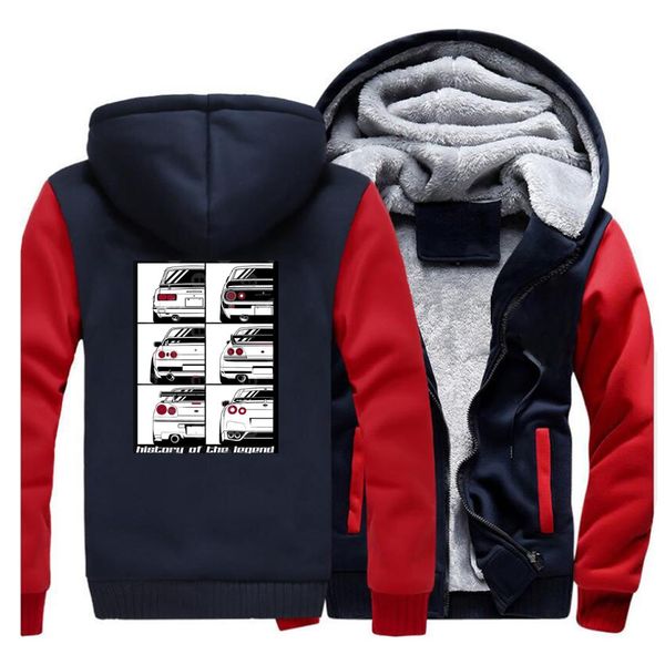 

2019 men raglan hooded hoodies warm plus velvet thick sweatshirt autumn winter hip hop jacket outwear trend printing tracksuits, Black