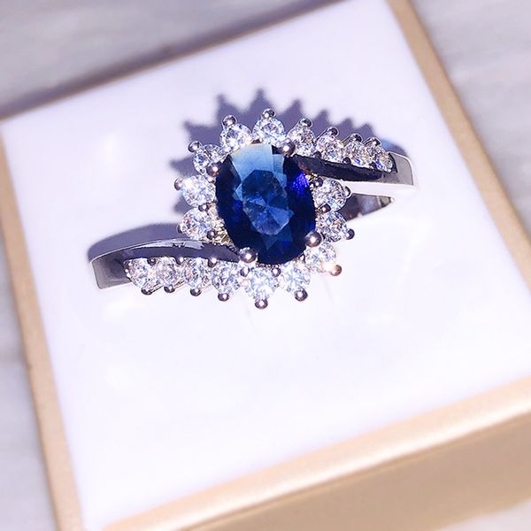 

zirconium shi lanshai imitate ring concise originality mother's day hand ornaments, Silver