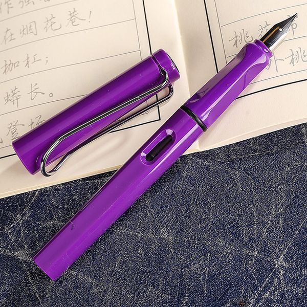 

bright color fountain pen medium 0.5mm nib removable ink converter office marker