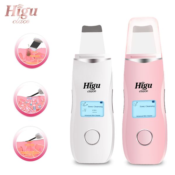 

blackhead remove ultrasonic skin scrubber deep facial cleaning machine reduce wrinkle spotlifting tightening skins instrument