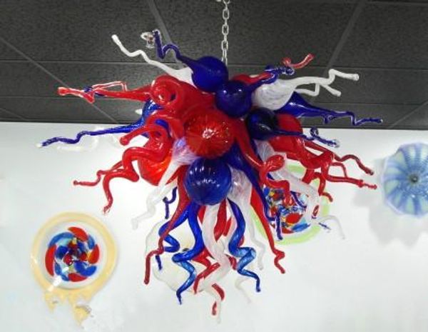 100% soprado CE UL Borosilicate Murano vidro Dale Chihuly Arte pequena lâmpada de suspensão barato de vidro pingentes