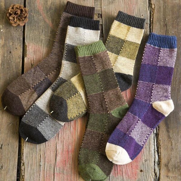 

new arrival thick man winter socks, Black