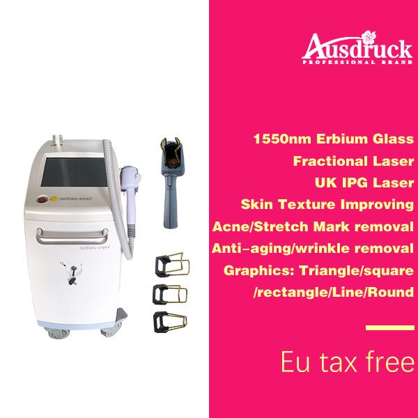 

erbium glass fiber fractional laser 1550nm beauty equipment non ablative wrinkles/acne scars removal face lifting