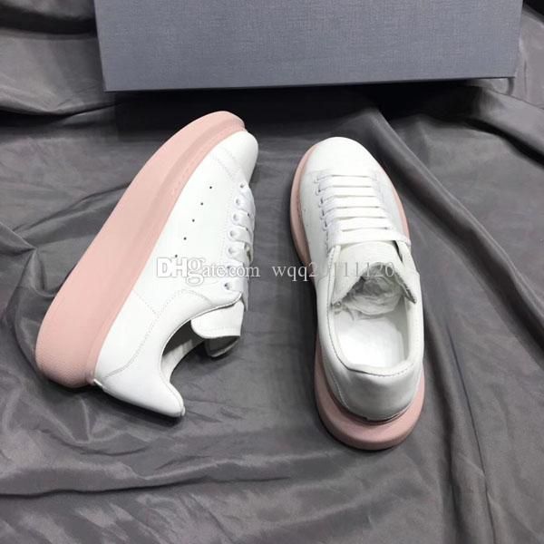 

новая моды дизайнер мужская и женская обувь, повседневная обувь, кожа бархат, черная, белая и красная плоская подошва, платформа прогулочной, Black