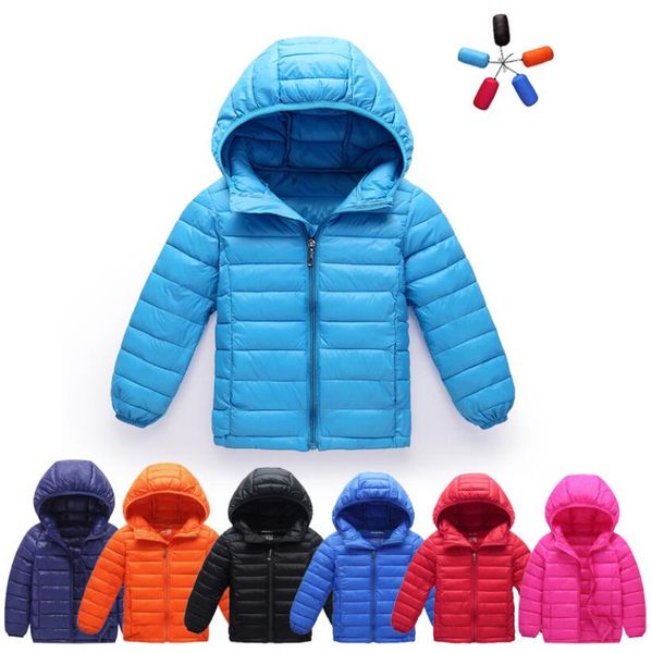 

1-12 year baby girls boys parka light kids jacket hood duck down coat winter children jacket spring fall toddler outerwear, Blue;gray