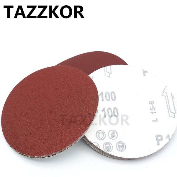 

round sandpaper grit self-adhesive sand paper sanding disc abrasive stone glass grinding for wooding polish tool 5inch 10pcs