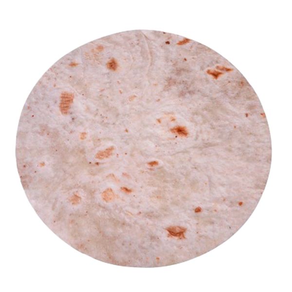 

burritos wrap blanket round tortilla novelty throw blankets for boys & girls or adults roll yourself in the giant tortill